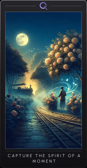 Quantum Canvas card: Capture the spirit of a moment